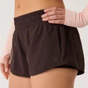 Aerie Dark Brown Athletic Shorts